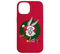 Custodia per iPhone 14 Looney Tunes Holiday Bugs Bunny