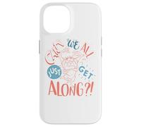 Custodia per iPhone 14 Looney Tunes Taz Can't We All Get Along
