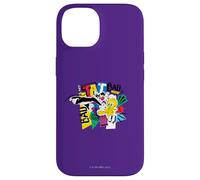 Custodia per iPhone 14 Looney Tunes Tweety Slyvester Chase is On