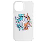Custodia per iPhone 14 Looney Tunes Wacky Wabbit
