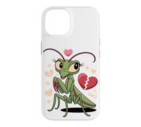 Custodia per iPhone 14 Love Hurts Mantis Praying Mantis Bug Insect Pun
