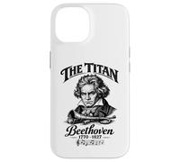 Custodia per iPhone 14 Ludwig van Beethoven Il Titano Musica Classica