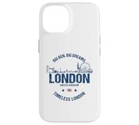 Custodia per iPhone 14 Luoghi d'interesse di Londra Viaggio nel Regno Unito