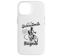 Custodia per iPhone 14 Mai sottovalutare un vecchio ragazzo in bicicletta, uomini in bicicletta