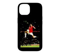 Custodia per iPhone 14 Manchester United Eric Cantona Leap Coppa del Mondo di calcio