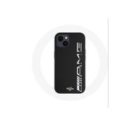 Custodia per iPhone 14 - Maniacase - Logo AMG - Texture in Carbonio - Rigida - Sportiva