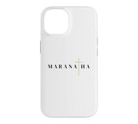 Custodia per iPhone 14 Maranatha citazione greca vieni signore gesù