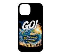 Custodia per iPhone 14 Mark 16:15 Go Into All The World and Preach The Gospel