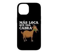 Custodia per iPhone 14 Más Loca Que Una Cabra Granja Granjero Campesina Retro