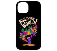 Custodia per iPhone 14 Master Builder Bambini Building Blocks Giocattoli di mattoni Compleanno Ragazzi