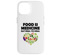 Custodia per iPhone 14 Medicina Alimentare Mangiare Vero Per Guarire Vegano
