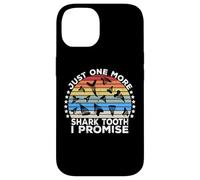Custodia per iPhone 14 Megalodon Fossil Teeth Just One More Shark Tooth Geologist