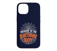 Custodia per iPhone 14 MEMAW of the BOY Birthday Web Spider Halloween Party Tee Tee