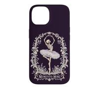 Custodia per iPhone 14 Memento Mori - Ballerina gotica con scheletro