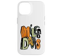 Custodia per iPhone 14 Merchandising ufficiale Miles Davis Jazz Icon - Testo illustrato