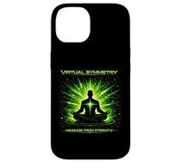 Custodia per iPhone 14 Messaggio di simmetria virtuale dall'arte della meditazione cosmica dell'eternità