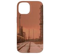 Custodia per iPhone 14 Midwest Gothic Aesthetic Rural Train Refinery Winter Vibes