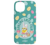 Custodia per iPhone 14 Minions Easter Spring Into Fun