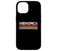 Custodia per iPhone 14 Minorca Spagna Retro Design Isola Mediterranea