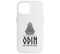 Custodia per iPhone 14 Mitologia vichinga medievale - Dio norreno Odino - Religione pagana
