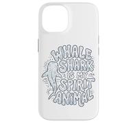 Custodia per iPhone 14 Modello Boho Balena Shark Spirit Animal Art