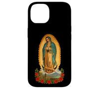 Custodia per iPhone 14 Monumenti iconici di Guadalupe, Popocatépetl e Città del Messico