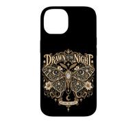 Custodia per iPhone 14 Moth Celestial Art: Segui la Luce della Notte