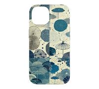 Custodia per iPhone 14 Motivo a cresta fine Rain Edo