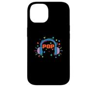Custodia per iPhone 14 Musica pop con cuffie Singer Stars