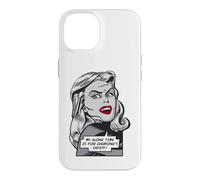 Custodia per iPhone 14 My Alone Time Is For Everyone's Safety Sarcastica Pop Art