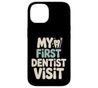 Custodia per iPhone 14 My First Dentist Visit Kids Spazzolino da denti Smile