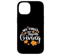 Custodia per iPhone 14 My First Thank Giving USA America Holiday
