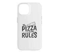 Custodia per iPhone 14 My Pizza My Rules Italiano e Formaggio