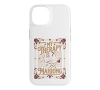 Custodia per iPhone 14 My Therapy Is Mahjong Player Tile Game Art