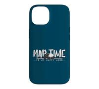 Custodia per iPhone 14 Nap Time Is My Happy Hour Tapiro sonnacchioso e accogliente