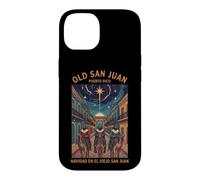 Custodia per iPhone 14 Natale nel vecchio San Juan Reyes Magos