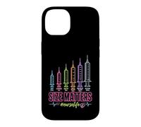 Custodia per iPhone 14 Needle Size Matters Funny Nursing And Nurses