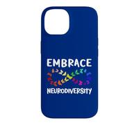 Custodia per iPhone 14 Neurodiversity Rainbow Infinity farfalla ADHD autismo
