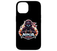 Custodia per iPhone 14 Ninja Gamer Video Gioco Amante Di Gioco Ragazzi Teen Bambini Giocare