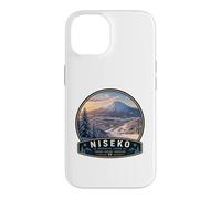 Custodia per iPhone 14 Niseko Japan Ski Adventure Vacanze invernali