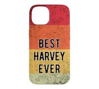 Custodia per iPhone 14 Nome personalizzato Harvey I love Harvey Retro stile vintage