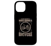 Custodia per iPhone 14 Non puoi essere triste mentre vai in bicicletta