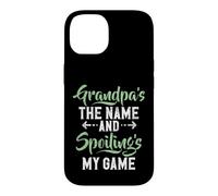 Custodia per iPhone 14 Nonno è il nome e Spoiling is my Game New Grandpa