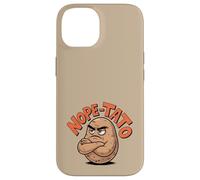 Custodia per iPhone 14 Nope-Tato Angry Grumpy Patate Amante Divertente Cibo Sarcastico