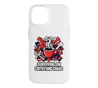 Custodia per iPhone 14 Nurse Life Surviving On Coffee And Chaos ER