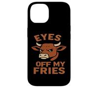 Custodia per iPhone 14 Occhi fuori dalle mie patatine fritte - Angry B