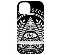 Custodia per iPhone 14 Occhio onnivista, Dio, simbolo, piramide, Massonico