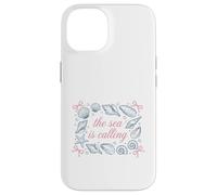 Custodia per iPhone 14 Ocean Seashell Starfish Il mare chiama citazione