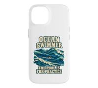 Custodia per iPhone 14 Ocean Swimmer La piscina è per la pratica in acque libere