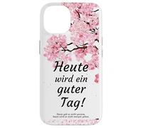 Custodia per iPhone 14 Oggi è una bella giornata, soddisfazione, tedesco